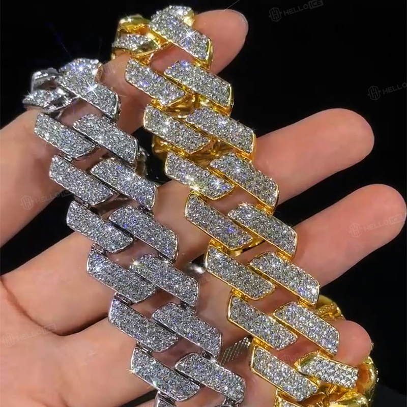 20mm Iced Out Miami Cuban Bracelet